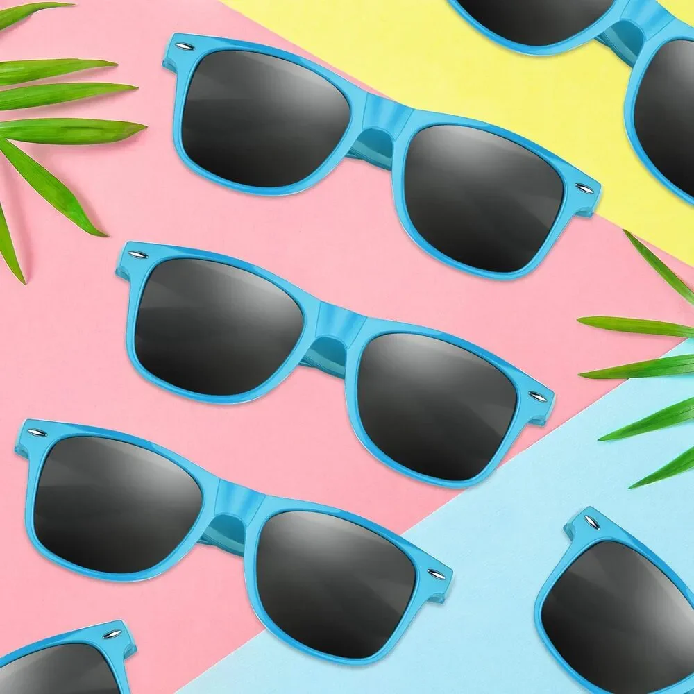 New Morcheiong 11pc Kids Blue Frame Pack Party Sunglasses Party Favors